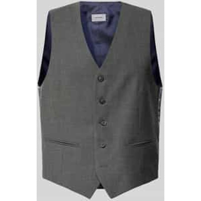 Gilet met knoopsluiting model 'Hugo'