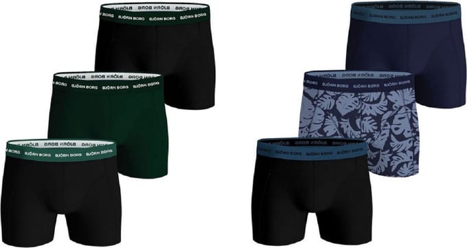 Björn Borg - 6 Pack - Cotton Stretch Boxers - Heren - Maat L