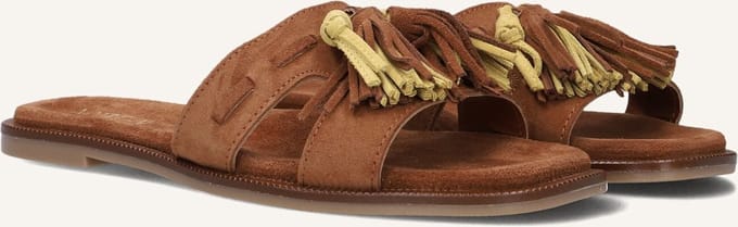 Notre-V 19401 Slippers - Dames - Cognac - Maat 42