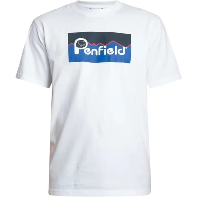 T-shirt met grote originele logo Penfield