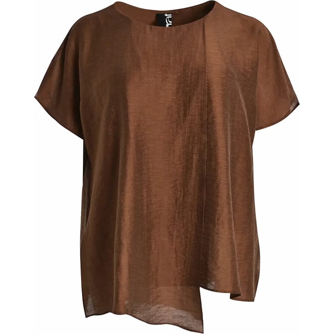 Linnenmix Blouse Dames Mat Fashion Layered