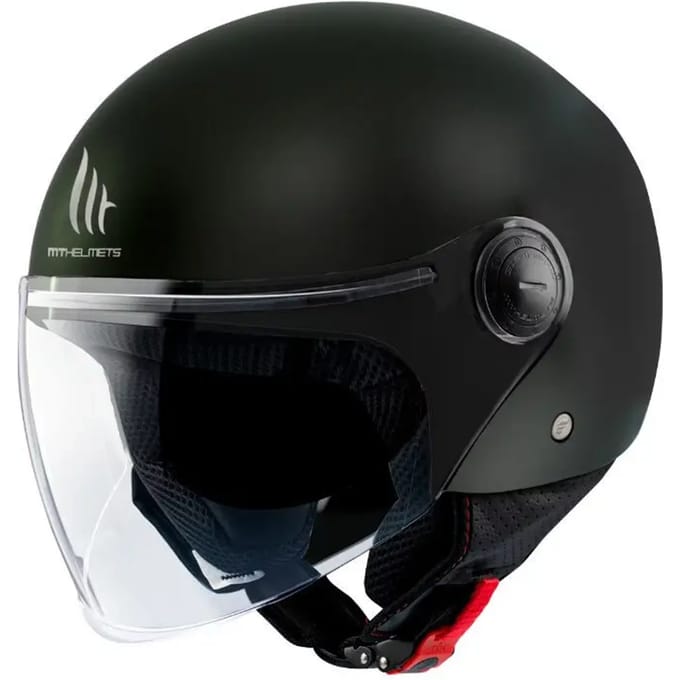 MT Street S helm glans zwart L - Scooterhelm Brommerhelm