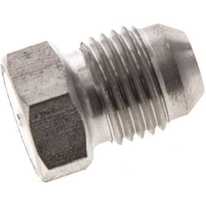 JIC Dubbele Nippel UNF 1/2''-20 RVS 275 bar (3863.75psi)