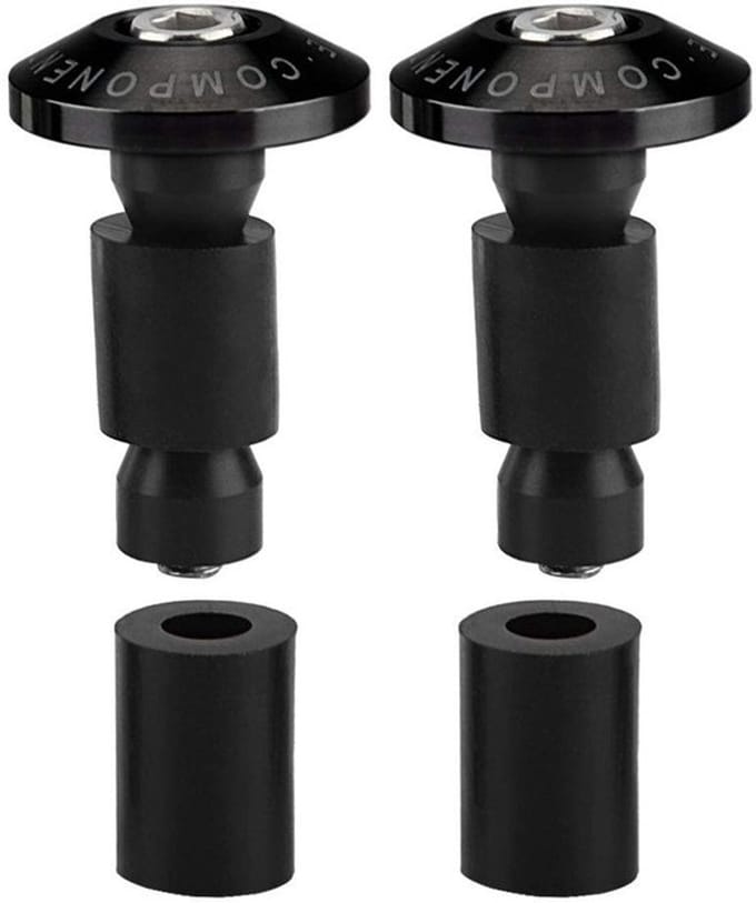 Store_7 - Stuur Plug - Motorfiets Stuur Eindpluggen - Zwart - End