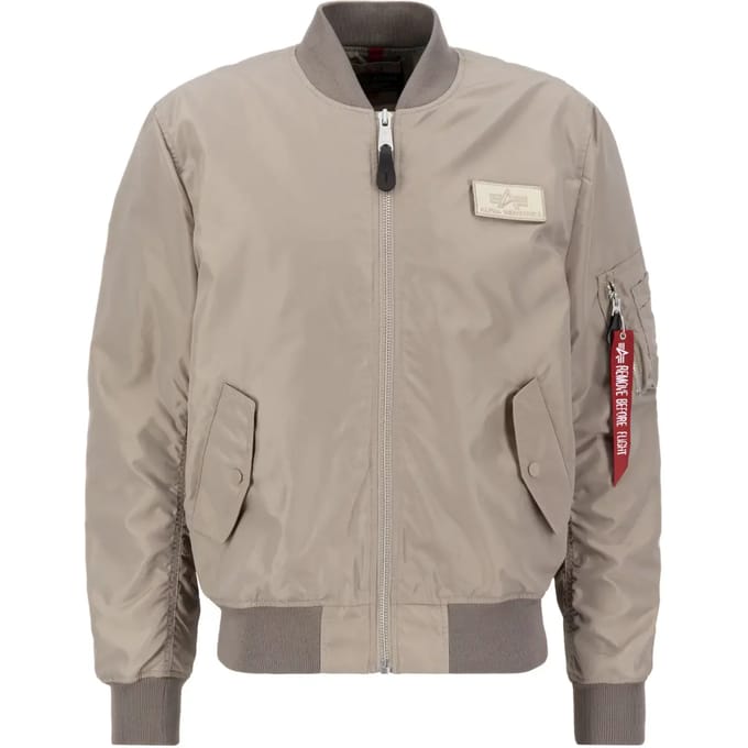 Regular fit bomberjack met Logopatch