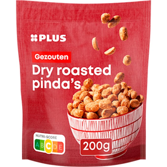 Dry roasted pinda's