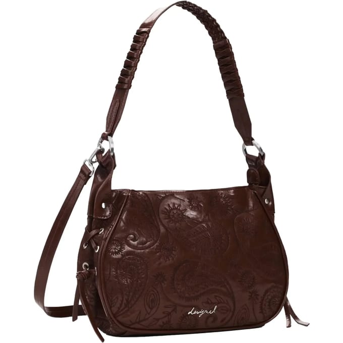 Desigual schoudertas Siroco Quincy Shoulder Bag Camel bruine