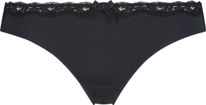 Hunkemöller Dames Lingerie String Lola - Zwart - maat M