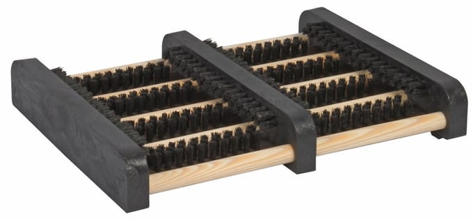 Talen Tools - Voetenveger - Dubbel - Harde kunststof borstels