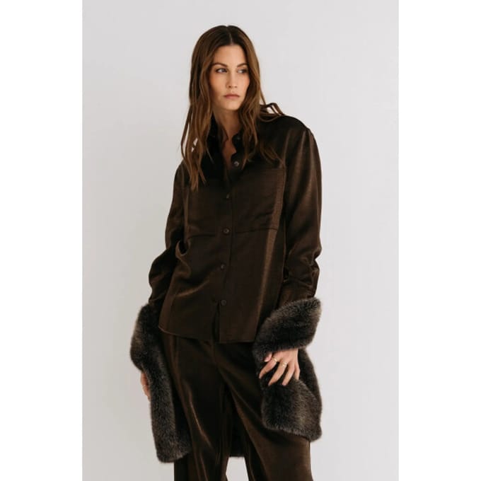 MAICAZZ Wi25.20.002 rango blouse brown