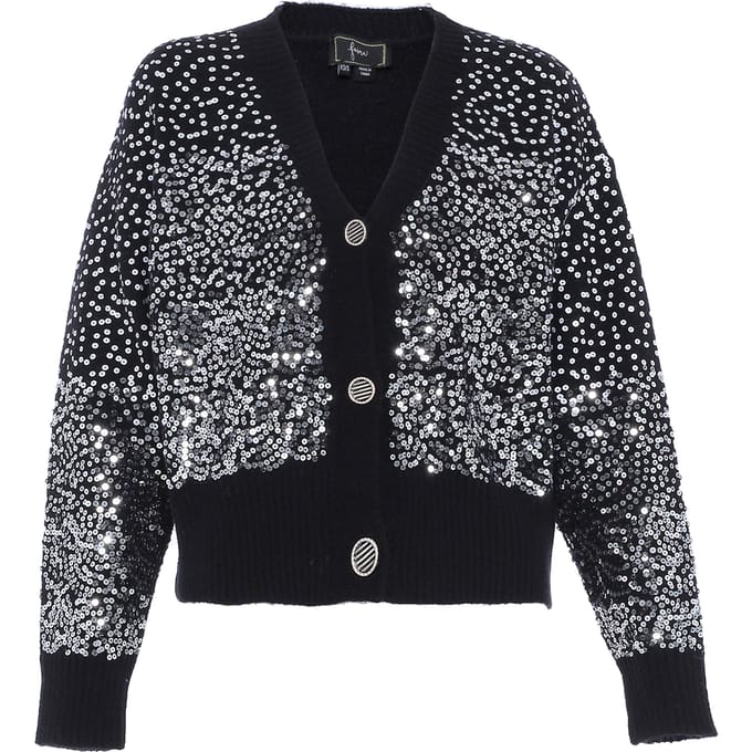 Faina Vest met pailletten Dames zwart