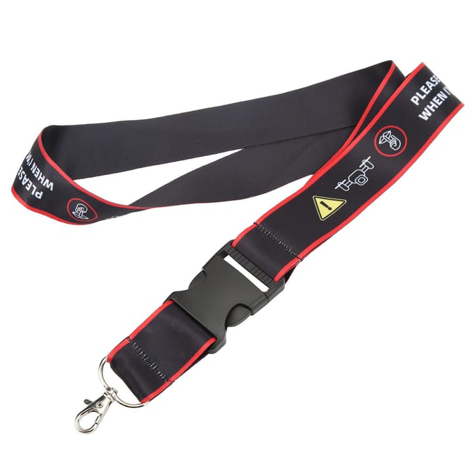 Lanière pour Télécommande Anti-Perte en Nylon Robuste Sangle de Cou pour Télécommande de Drones RC avec black