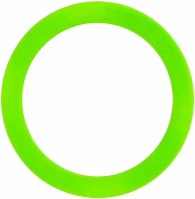 Jongleerring - Circusring Behendigheid - Circusoptredens Oefenen - Bijna Onverwoestbaar - 32cm - Groen