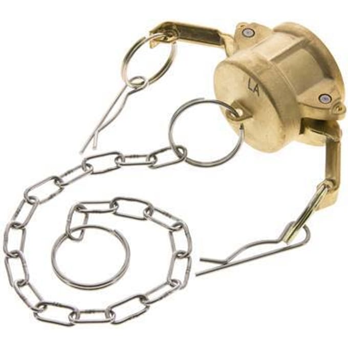 Camlock DN 25 (1'') Koppeling MessingEnd Cap Type DC MIL-C-27487