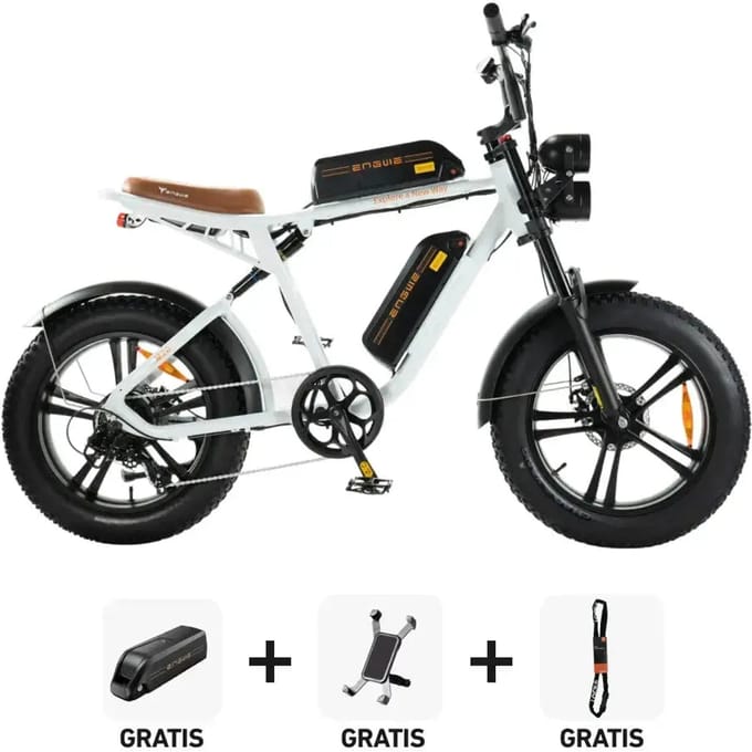 Combi-Deal! | ENGWE M20 - Dubbele Accu -  Wit