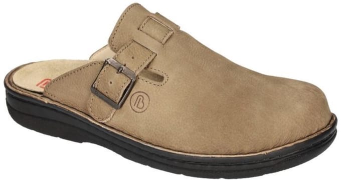 Berkemann -Heren - bruin licht - pantoffels & slippers - maat 43.5