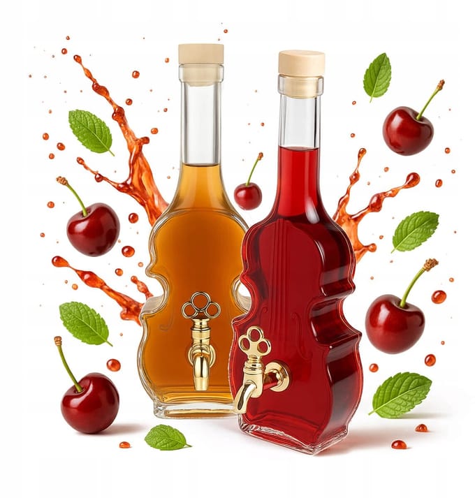 Bimberek Serie - Karaf - 500ml - Met Kranik - Glas