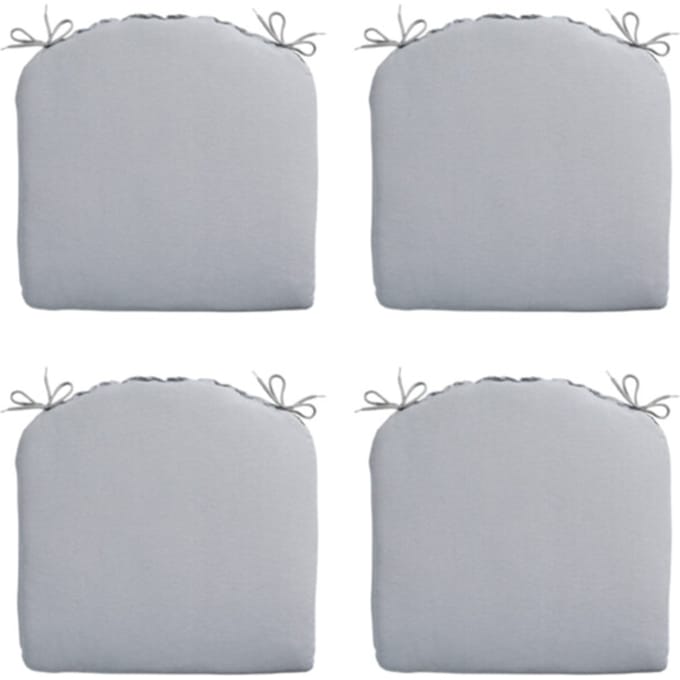 Madison - Zitkussen Panama light grey - Ca. 46x48 cm - Set van 4