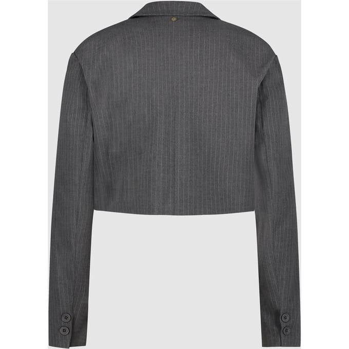 Circle of Trust Laura Blazer Dark Grey Stripe Taglia: M | Blazers Outlet | Donna | Grigio