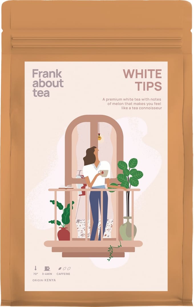 White Silver Tips - Witte thee