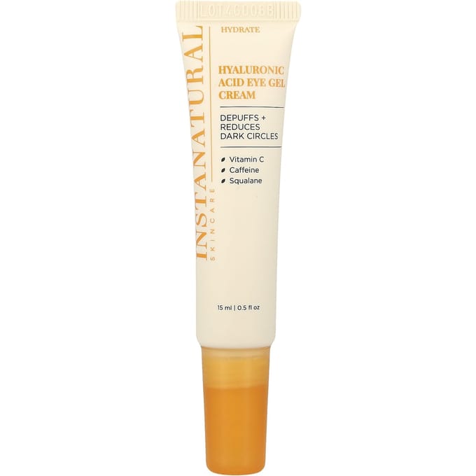 InstaNatural, Hyaluronzuur Ooggelcrème, 15ml (0,5 fl oz) white