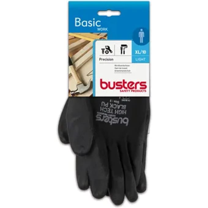 Busters Handschoenen Precision Nylon Zwart M10