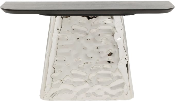 Console Caldera chroom 138x38cm Kare Design