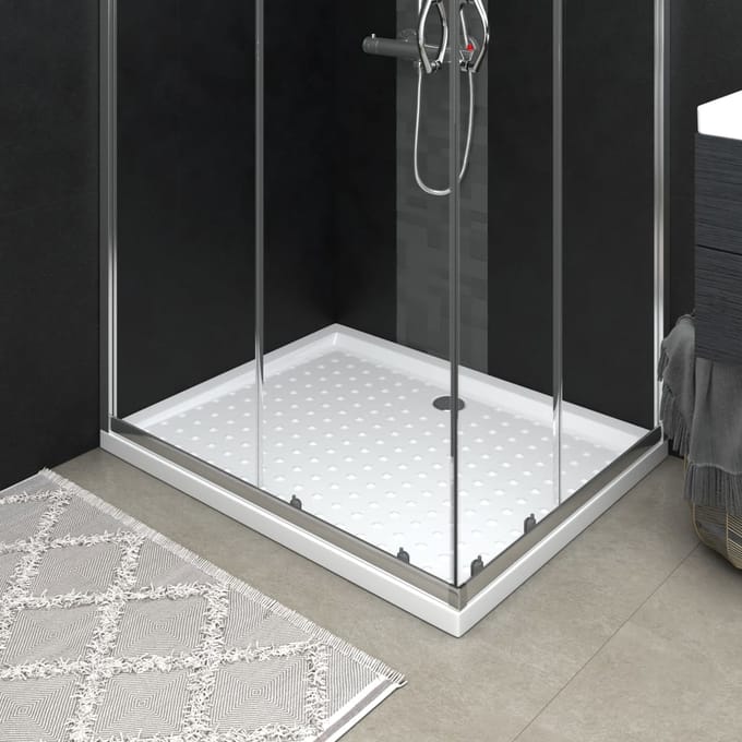 vidaXL - Douchebakken - 80 - x - 100 - x - 4 - cm - ABS