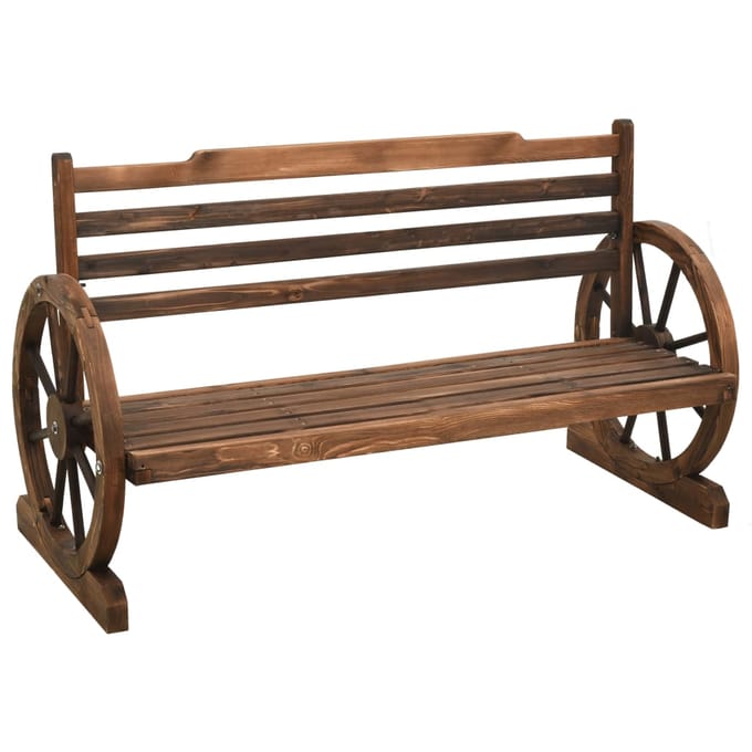vidaXL - Tuinbank - 112 - cm - massief - vurenhout