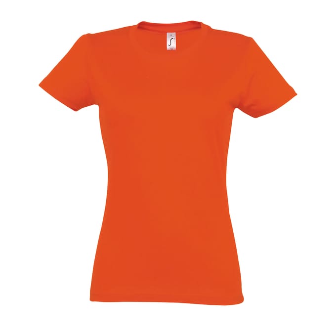 SOLS Dames/dames Imperial Heavy Short Sleeve T-Shirt (Oranje)