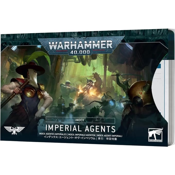 Figurine Games Workshop Warhammer 40k - Index Cards V.10 Agents de L'Imperium