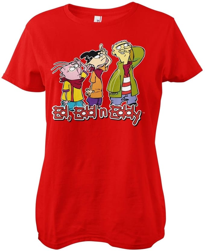 Cartoon Network Dames-T-shirt Ed, Edd n Eddy Girly WB-5-EEE001-DTF920