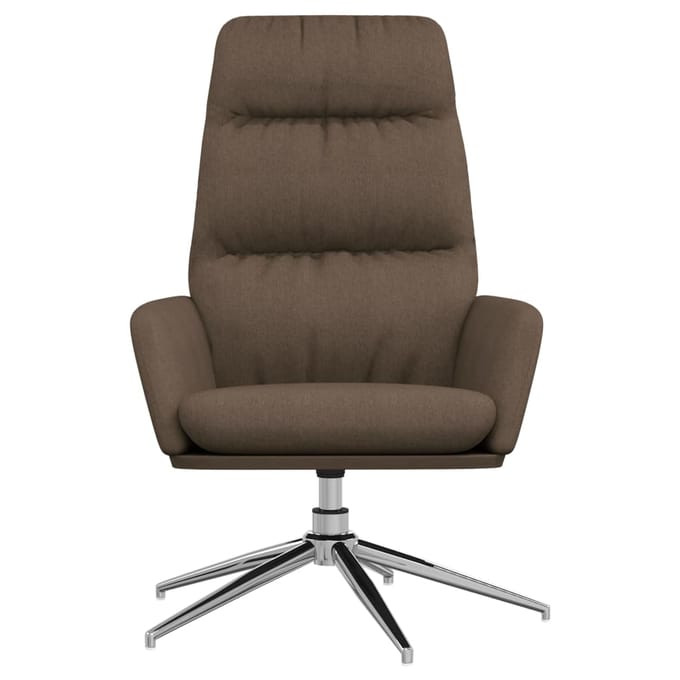 vidaXL - Relaxstoel - stof - taupe