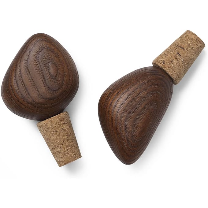 Ferm Living - Cairn Weinkorken - donkerbruin