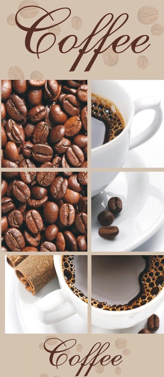 Coffee Cafe Photo Wallcovering
