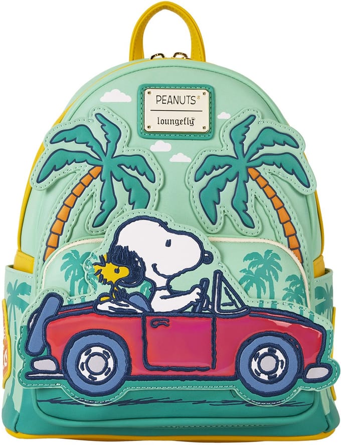 Loungefly Backpack Peanuts Snoopy Road Trip