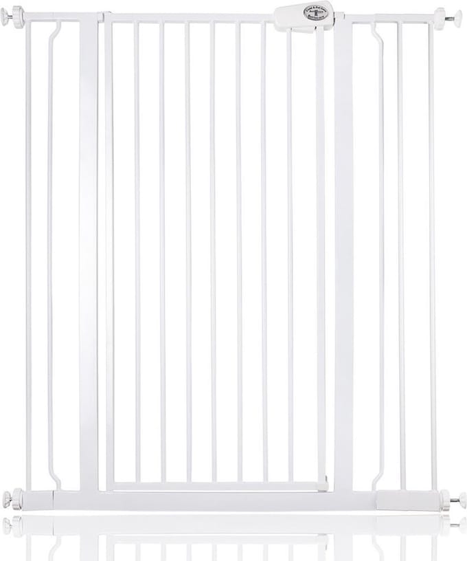 Bettacare Extra Hoog Metaal Veiligheidshek, 95.3cm - 102.9cm, Wit