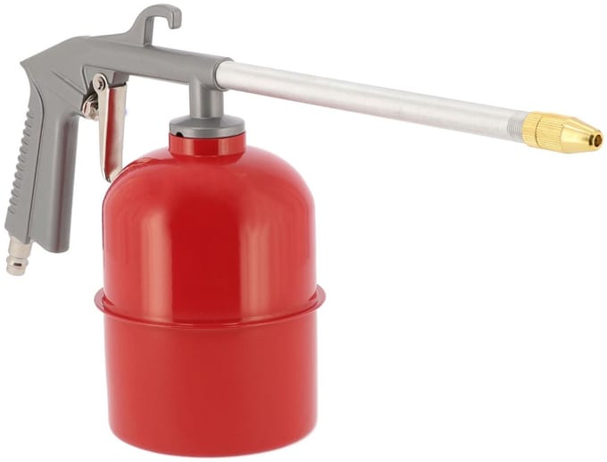 Vloeistofspuit 6.5 bar 6 mm nozzle 1/4 900 ml beker in blister