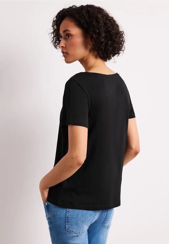 Shirt met schelpenprint