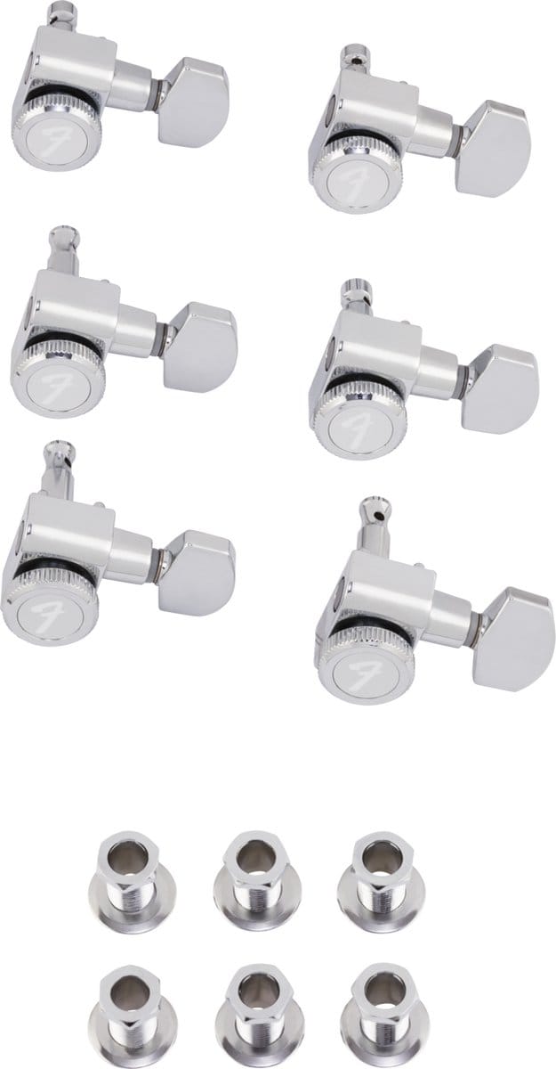 Fender Locking Stratocaster/Telecaster Tuners Chrome - Stemmechaniek voor gitaar