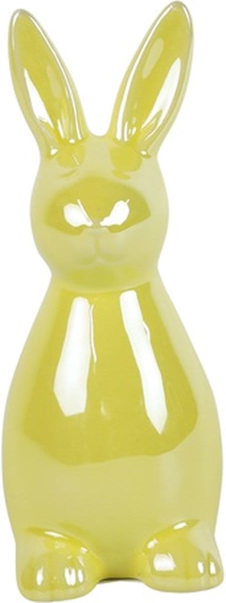 Countryfield Aurora Haas S geel - paasdecoratie H14,7cm
