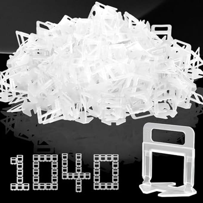 Tegelnivelleringssysteem 1.5 mm - 1040 Stuks voor Professionele Tegelplaatsing