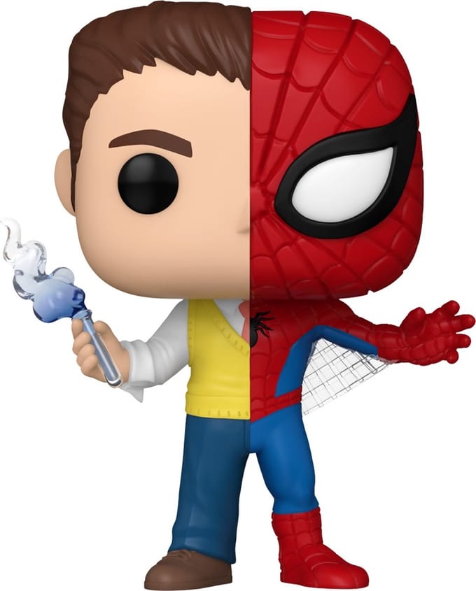 POP! Figures ! Marvel Split - Spider Man/Peter Parker Speelpoppen