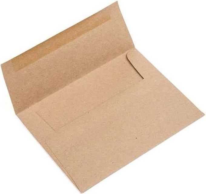 Enveloppen Bruin 14,6x11,1cm (50 stuks)