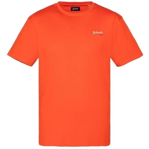 T-shirt Korte Mouw Schott EMB