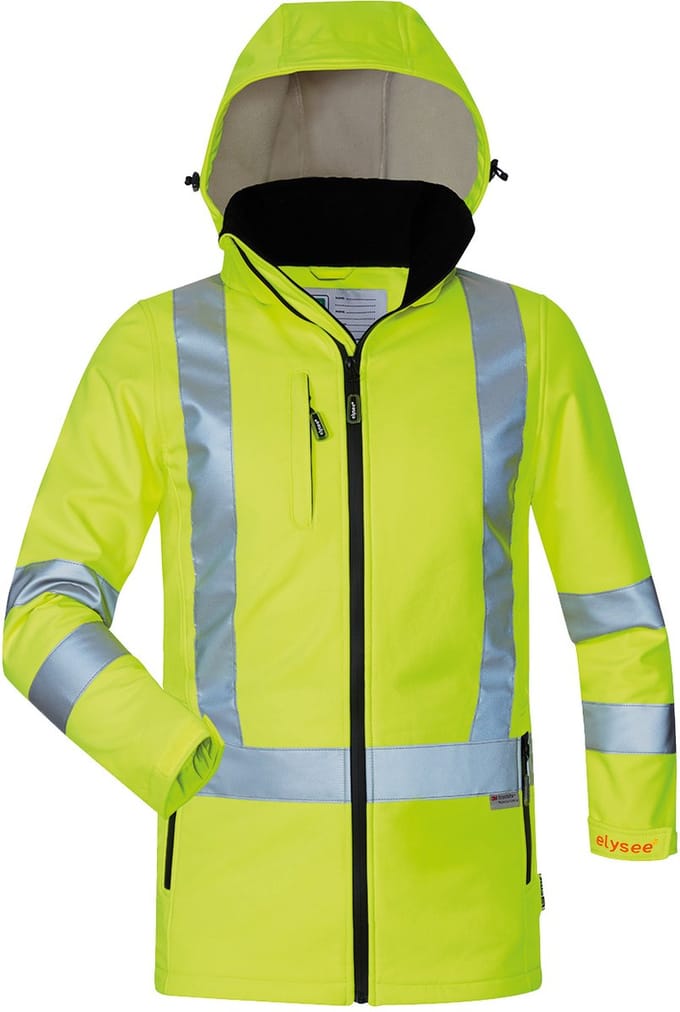 elysee kleding Opvallende softshelljas voor dames, geel