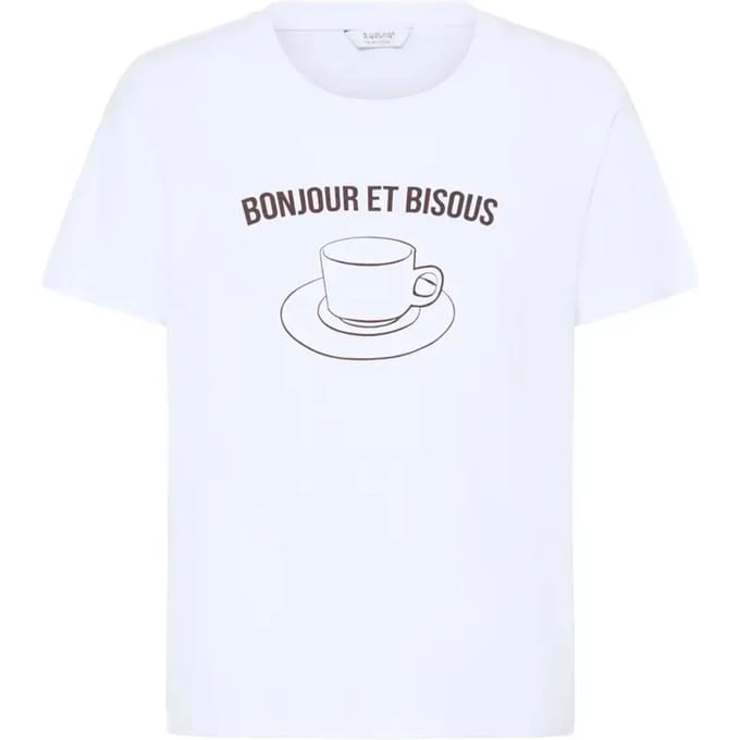 b.young - BYSOBBE FRONT PRINT TSHIRT - Dames - T-shirts