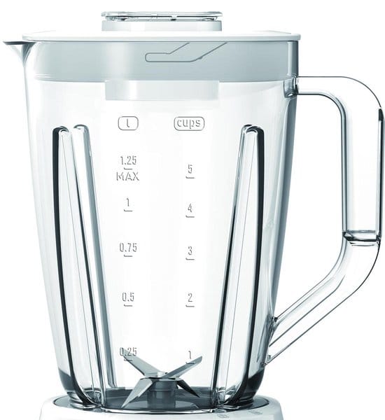 Tefal Blendforce II BL4201 - Blender - 1.25L - Smoothie Maker - Pulse Functie - 600W - Wit