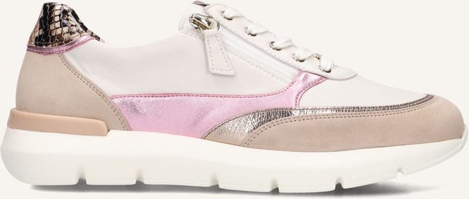 Hassia Bordeau Sneakers - Suède - Dames - Wit - Maat 42