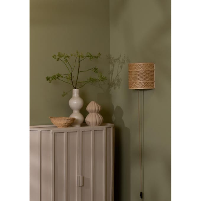 GOOD&MOJO Wandlamp Langkawi - Naturel - Ø32cm - Binnen Bohemian
